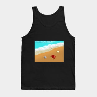 Summer Beach Vibes - Wallpaper Design Tank Top